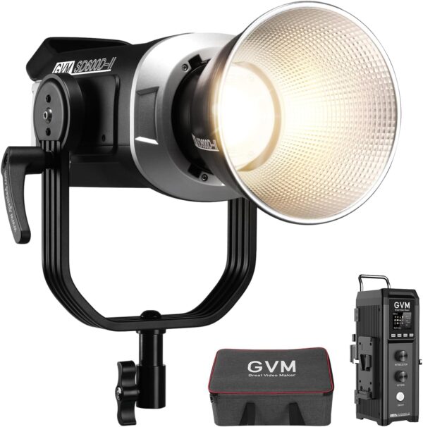 GVM SD600D Color Led Video Lights High Power Studio Monolight