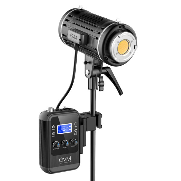 GVM-ST100R 100W Led Video Light RGB+Bi-Color Double Sided Daylight Balanced COB Light 77600 lux/0.5m CRI97+ 12 Built-in Lighting Effects App Control 2700K-7500K Photography Lighting - 图片 12