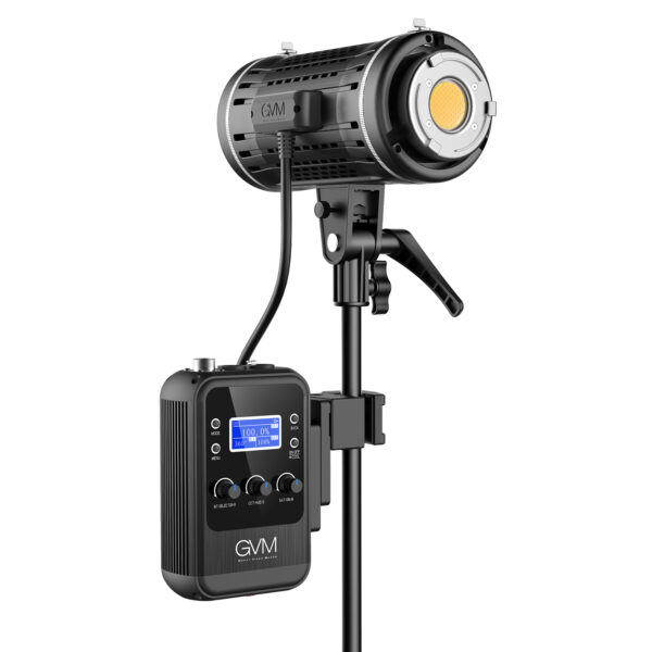 GVM-ST100R 100W Led Video Light RGB+Bi-Color Double Sided Daylight Balanced COB Light 77600 lux/0.5m CRI97+ 12 Built-in Lighting Effects App Control 2700K-7500K Photography Lighting - 图片 11