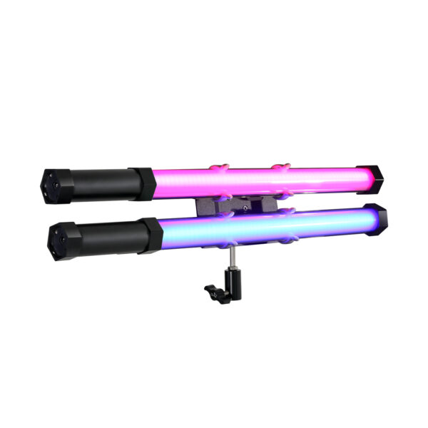 GVM 2-Pack RGB LED Light Stick Kit,20W Dimmable 3200K~5600K Bi-Color Handheld Light with Tripod Stand /360° Full Color/CRI 97+/8 Scenes/Bag for Camera Video Studio YouTube Product Photography Shooting - 图片 3