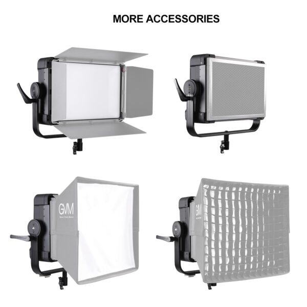 GVM YU200R Led Video Lights Panel Rgb And Bi-Color Studio Light - 图片 8