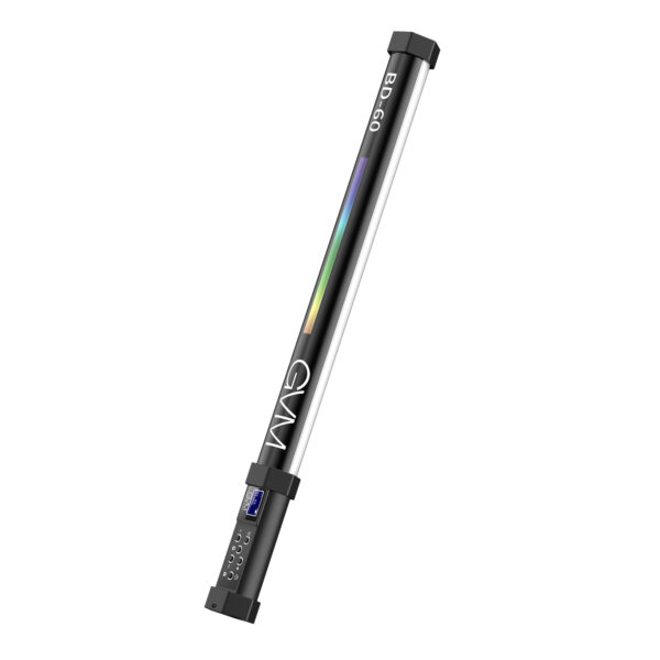 GVM RGB Handheld LED Video Light Wand Stick Photography Light, Built-in Rechargable Battery,OLED Display Photography Studio Lighting - 图片 2