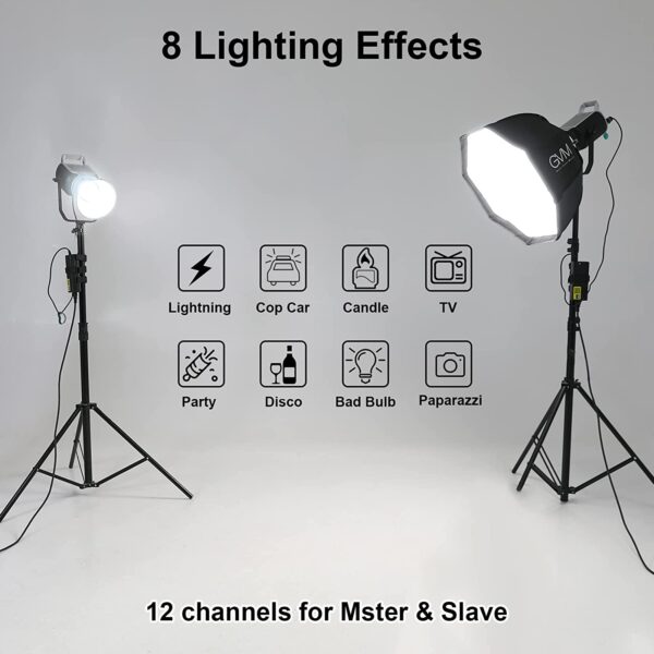 GVM-SD300S 300W Daylight High Power LED Monolight - 图片 2