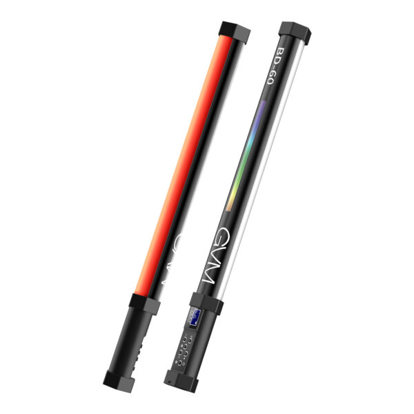 GVM 2-Pack RGB LED Light Stick Kit,20W Dimmable 3200K~5600K Bi-Color Handheld Light with Tripod Stand /360° Full Color/CRI 97+/8 Scenes/Bag for Camera Video Studio YouTube Product Photography Shooting - 图片 5