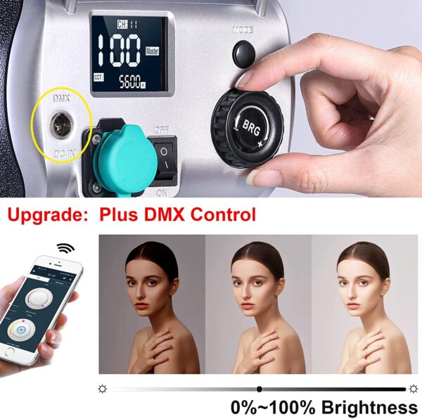 GVM-SD300S 300W Daylight High Power LED Monolight - 图片 7