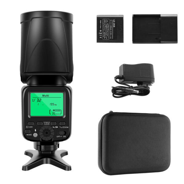 GVM TTL Li-Ion Camera Flash Speedlite for Canon and Nikon - Image 4