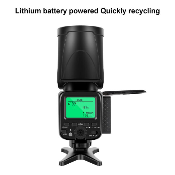 GVM TTL Li-Ion Camera Flash Speedlite for Canon and Nikon - Image 10