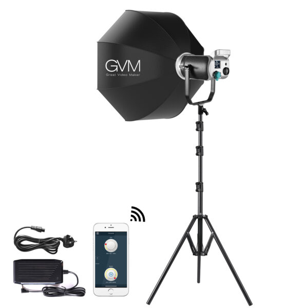 GVM SD200D LED Video Light with Softbox - 图片 4