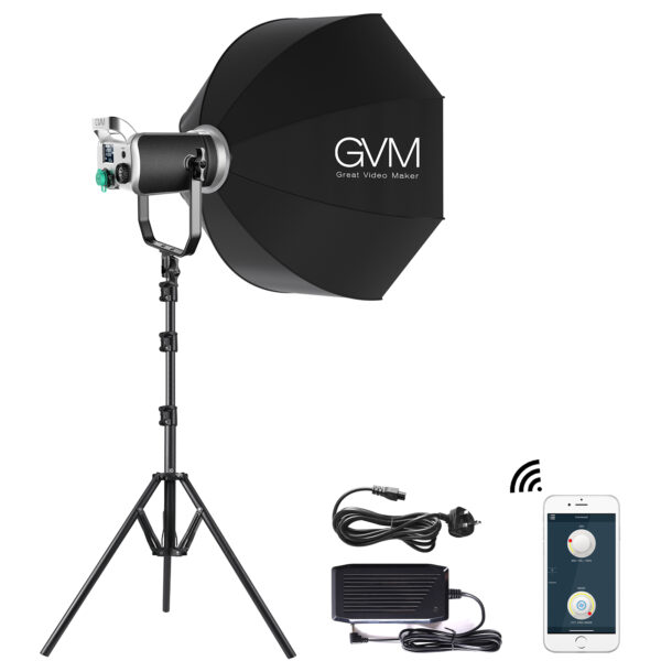 GVM SD200D LED Video Light with Softbox - 图片 3
