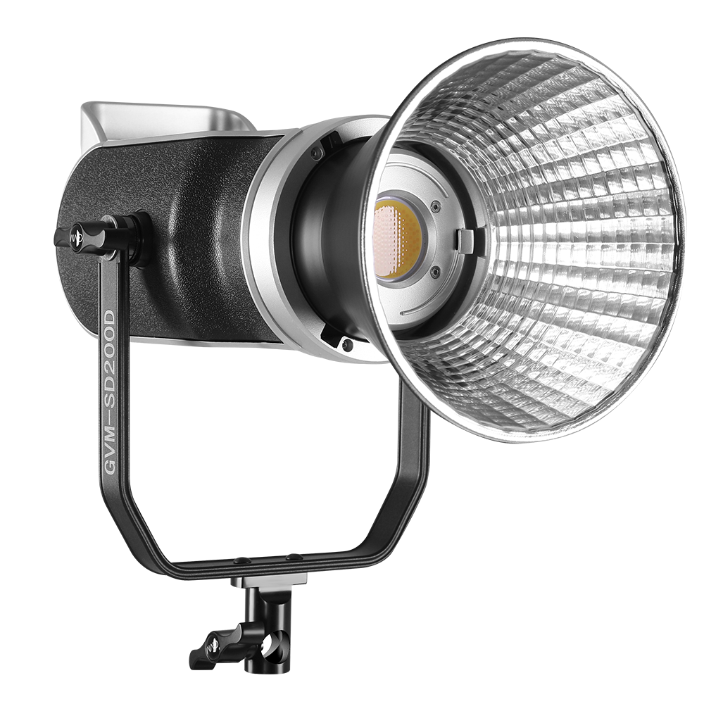GVM SD200D Bi-Color LED Video Light, 200W Photography Lighting with Lantern Softbox 2 2 5
