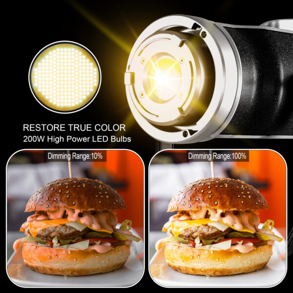 GVM SD200D LED Video Light with Softbox - 图片 8