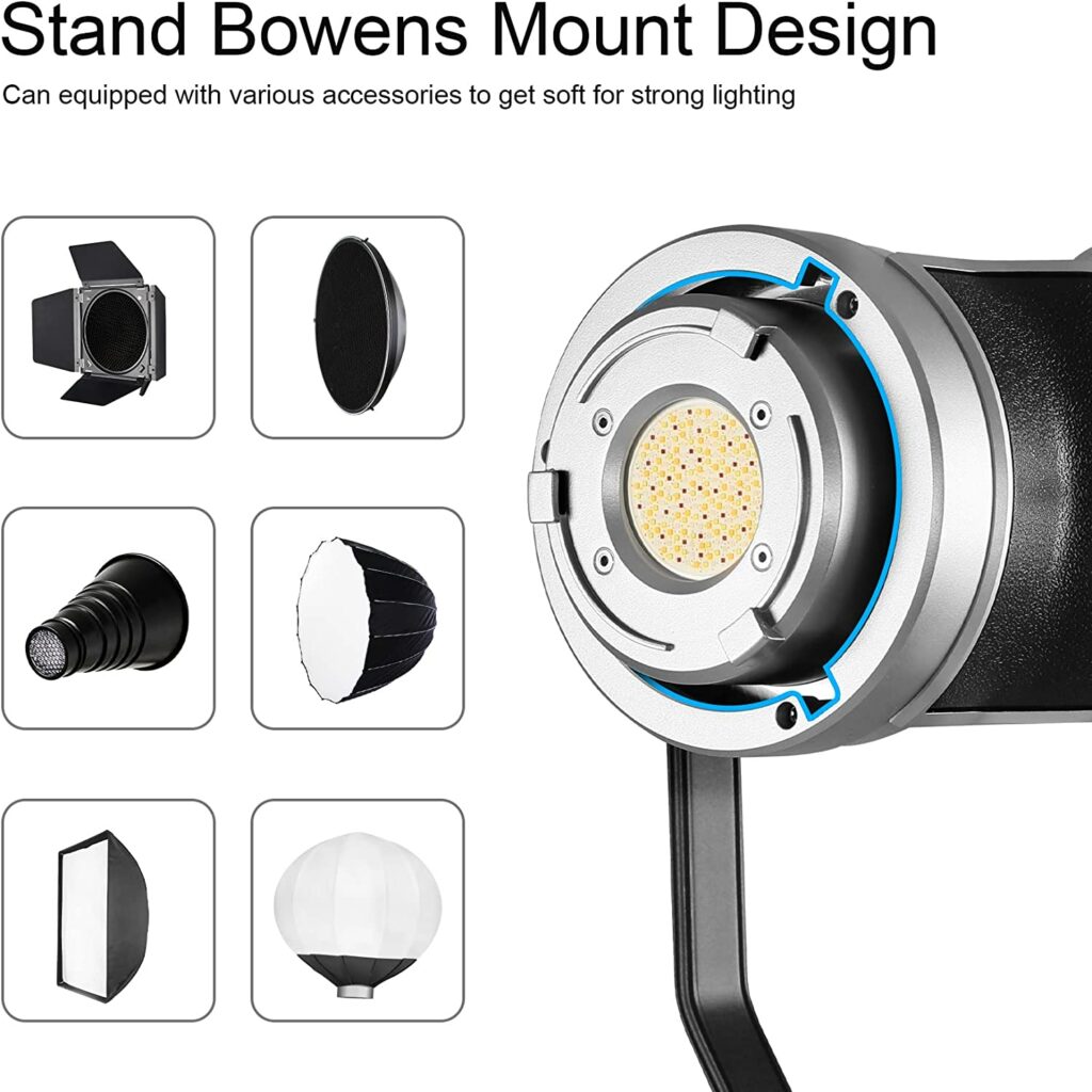 GVM-SD200D 200W LED Video Light High Power LED Spotlight Bi-Color LED Daylight 18 71DHbPf9RFL. AC SL1500