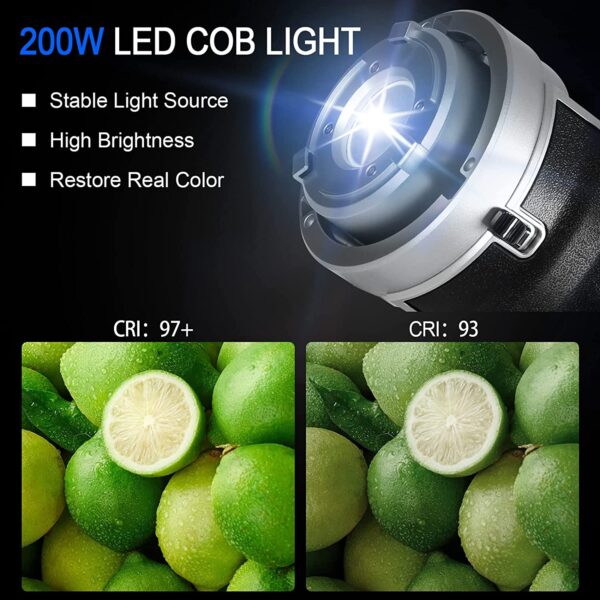 GVM SD200S 200W LED Video Monolight - 图片 3
