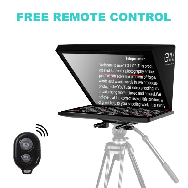 GVM Teleprompter Travel Kit with 18.5" Android All-in-One Monitor and Flight Case - 图片 8