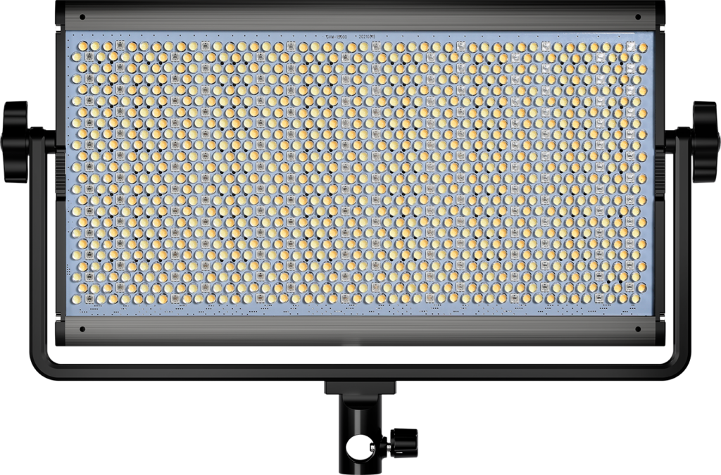GVM-1500D 75W Powerful Bi-color and RGB Video Panel Light 2-Light-Kit 16 1500D 正面