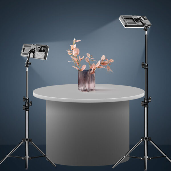 GVM On-Camera 20W Bi-color LED Video Light 2-Light Kit - 图片 2