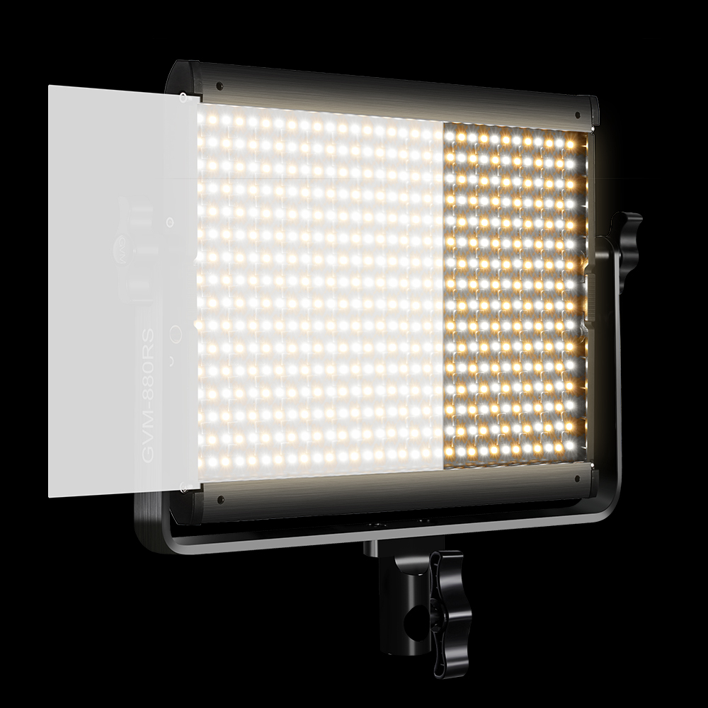 GVM 880RS RGB LED Studio 2-Video-Light-Kit 17 GVM 880RS 6 真正的柔光光源