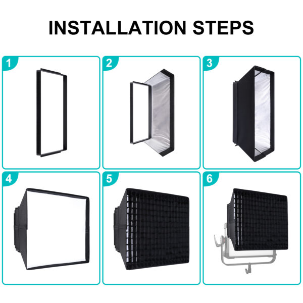 GVM Softbox for YU300R LED Light Panel - Image 5