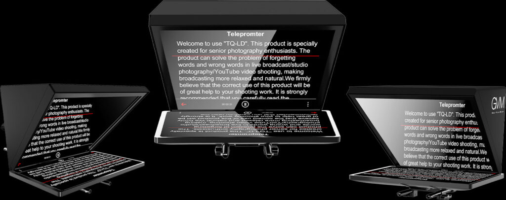 Forget the words when you make a video on self-media?GVM these teleprompters can solve the problem well 13 13
