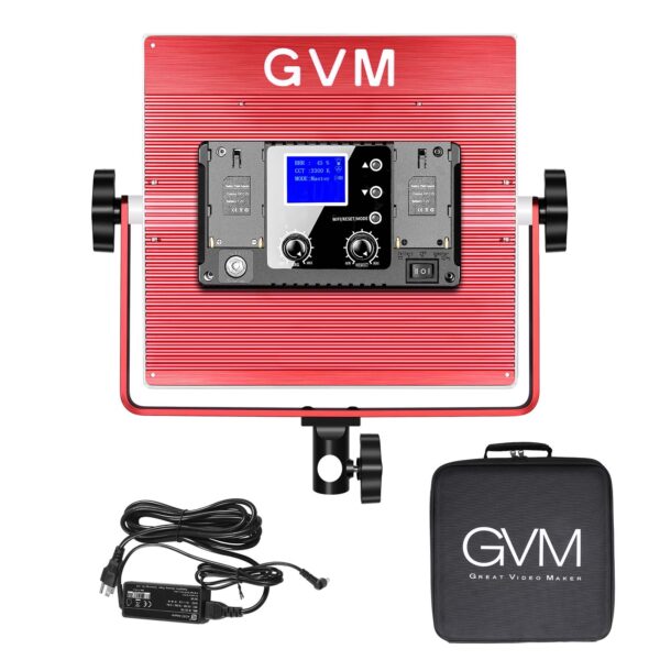 GVM R50R288 50W High Power Soft Light Bi-Color & RGB Video Light - Image 3