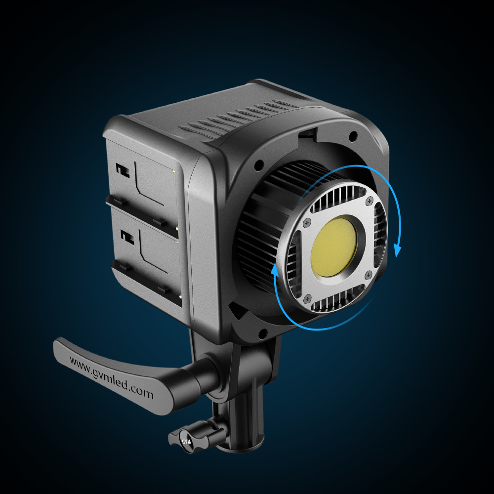 GVM SD80D 80w Bi-Color Spotlight Daylight Can use Battery 15 10