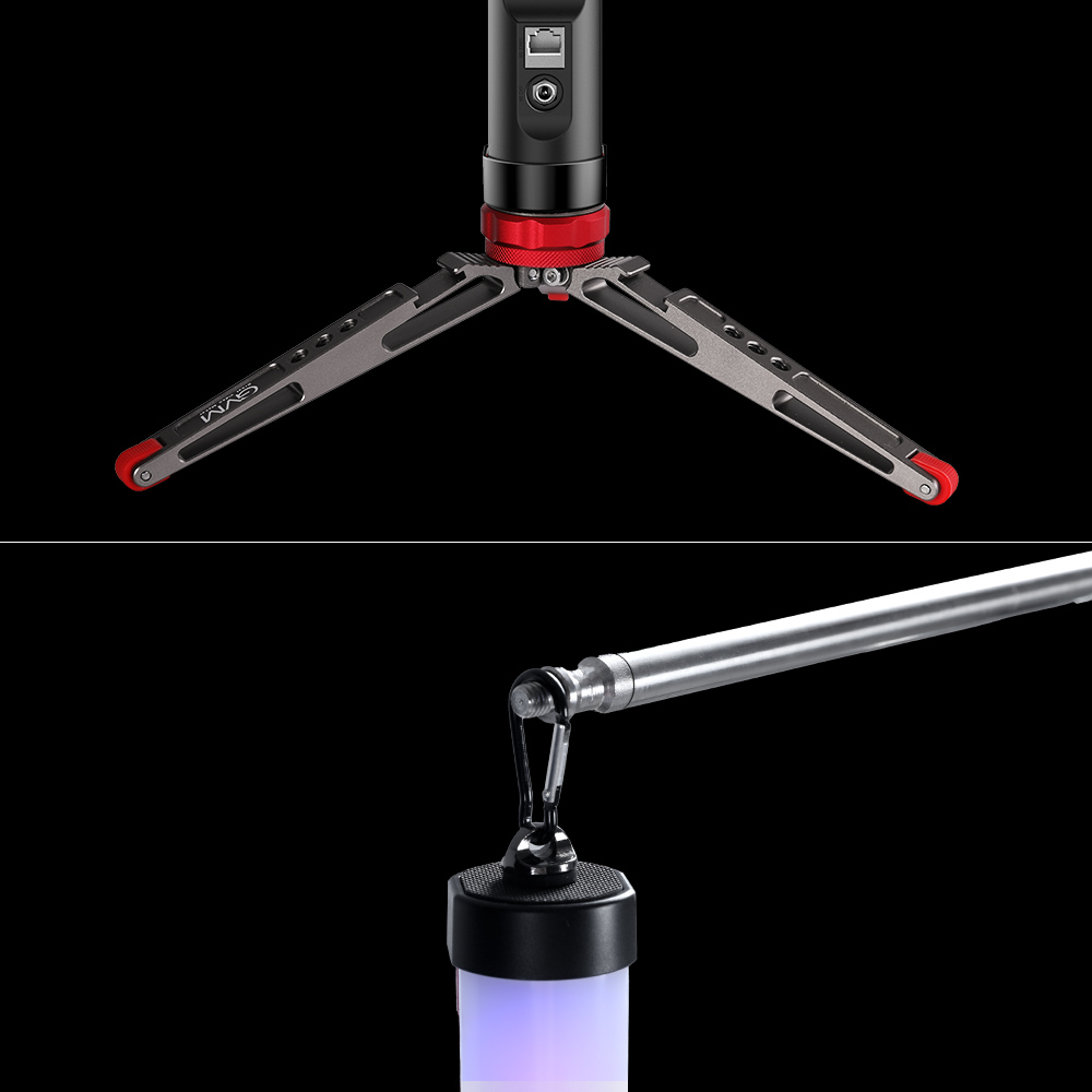 GVM BD45R RGB & Bi-color Colorful stick Tube Light 22 12 8