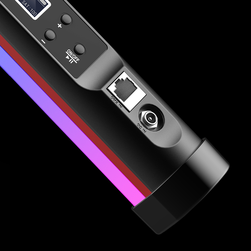 GVM BD25R RGB & Bi-color Colorful stick Tube Light 22 16 4