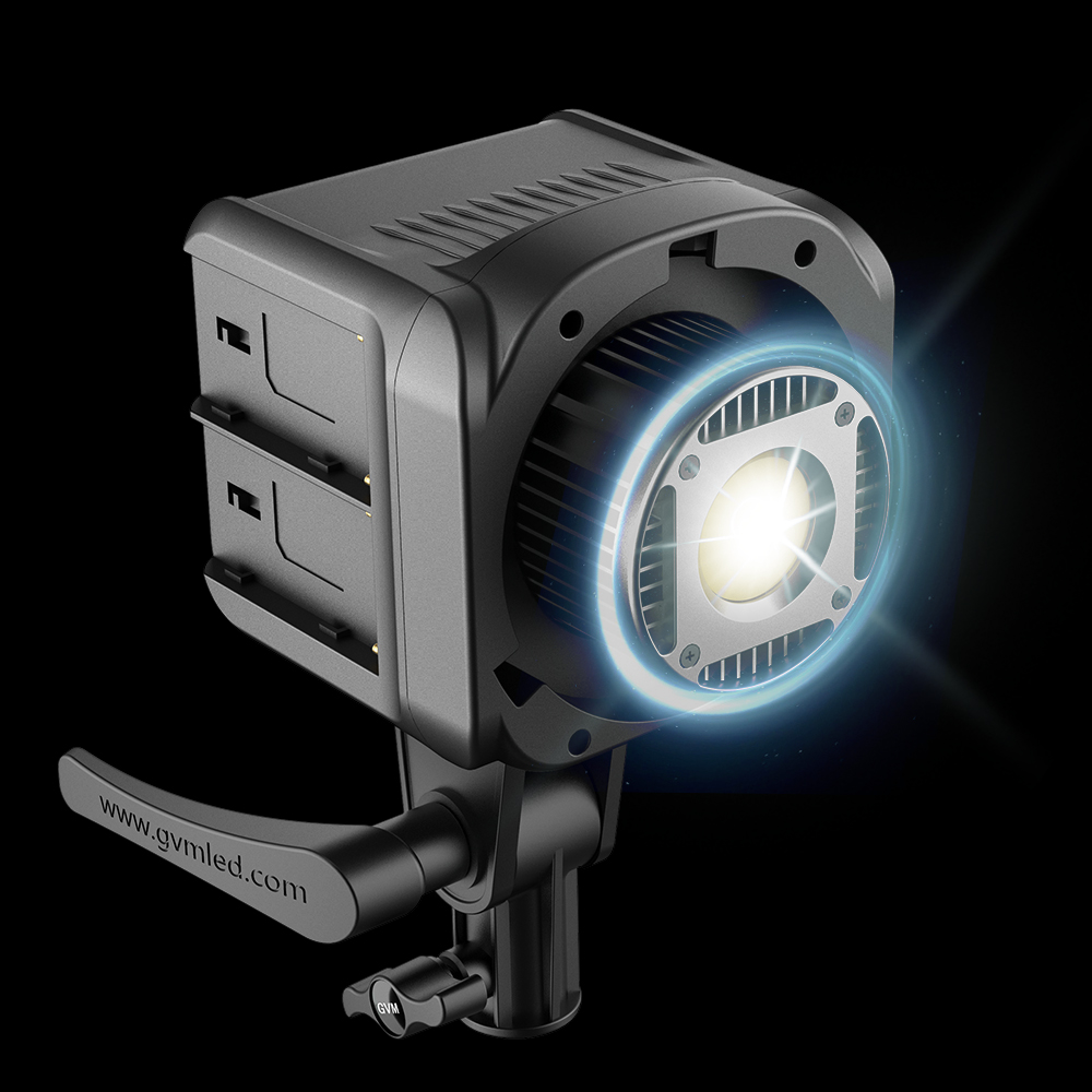 GVM SD80D 80w Bi-Color Spotlight Daylight Can use Battery 12 5