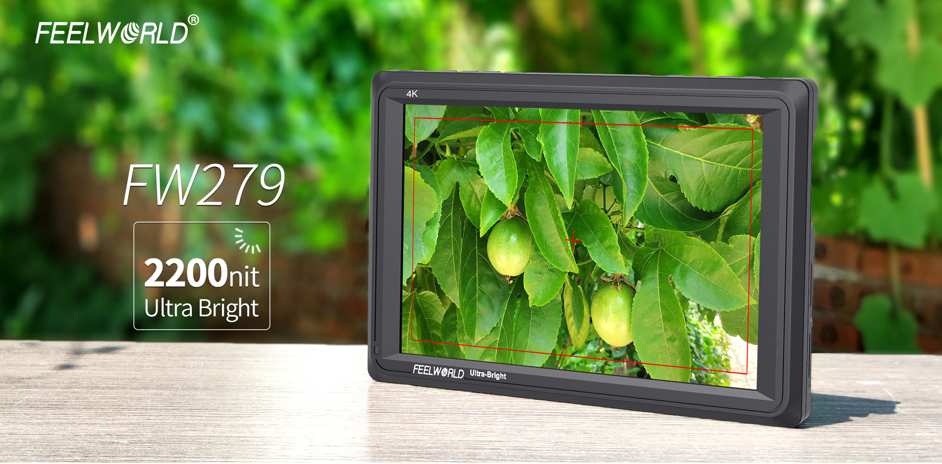 FeelWorld 7" 4K Ultra-Bright Monitor with Loop-Through HDMI 15 7 inch hdmi monitor