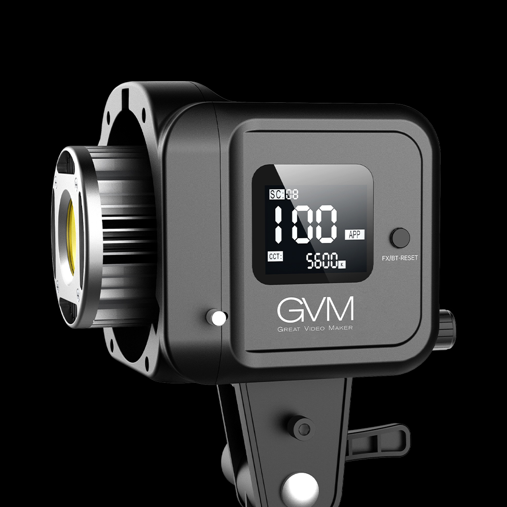 GVM SD80D 80w Bi-Color Spotlight Daylight Can use Battery 16 9