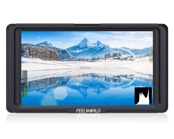 FeelWorld F5 5.0" Full HD HDMI On-Camera Monitor with 4K Support and Tilt Arm