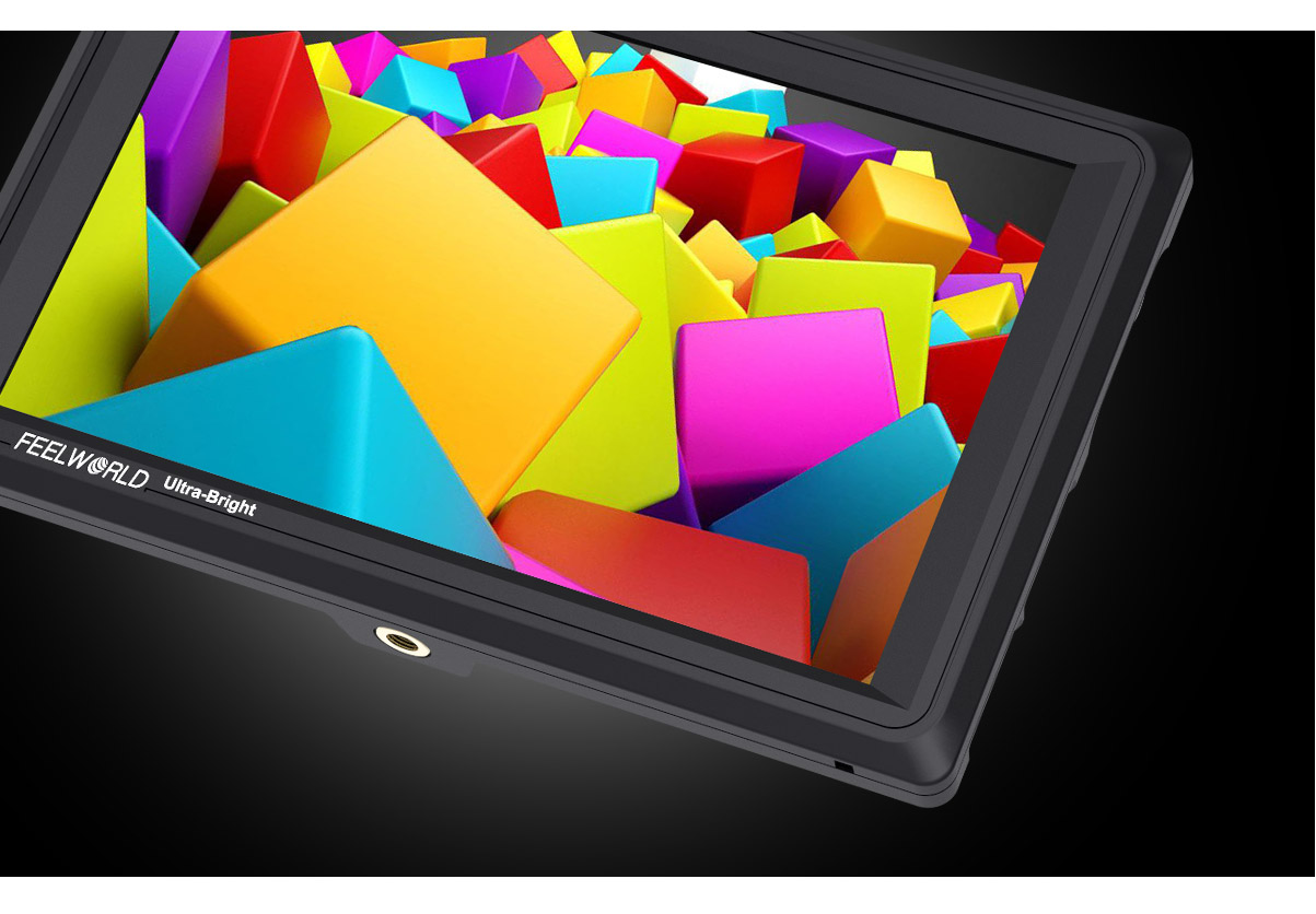 FeelWorld 7" 4K Ultra-Bright Monitor with Loop-Through HDMI 14 dslr lcd monitor