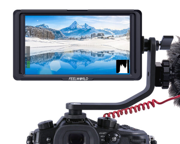 FeelWorld F5 5.0" Full HD HDMI On-Camera Monitor with 4K Support and Tilt Arm - 图片 2