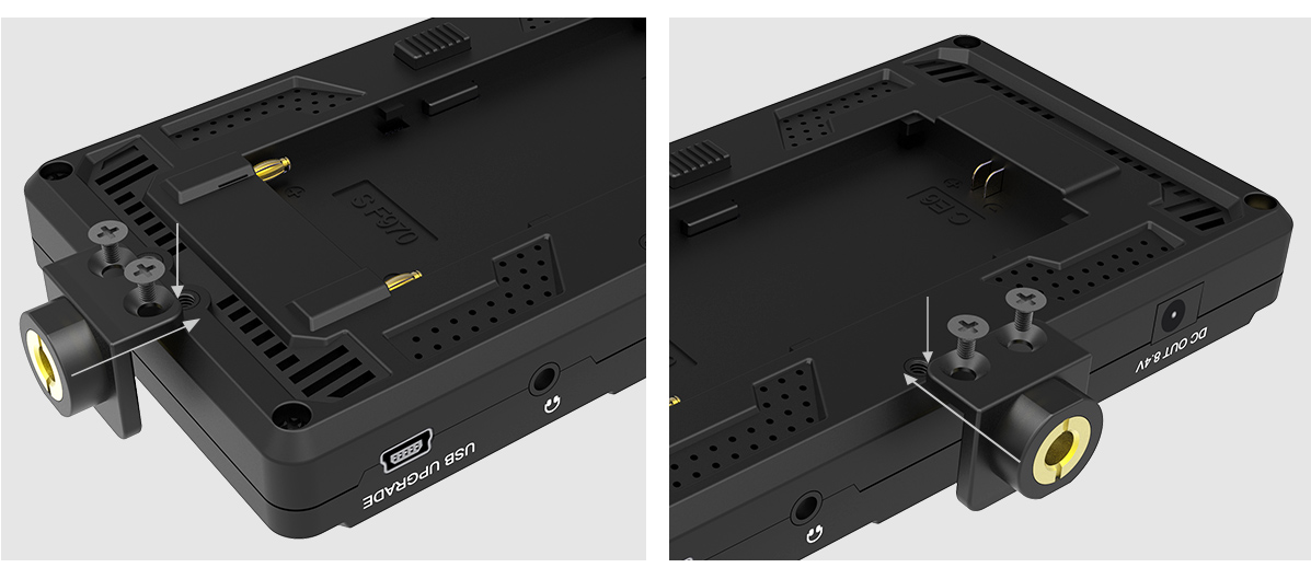 FeelWorld F5 5.0" Full HD HDMI On-Camera Monitor with 4K Support and Tilt Arm 30 small hd monitor dslr