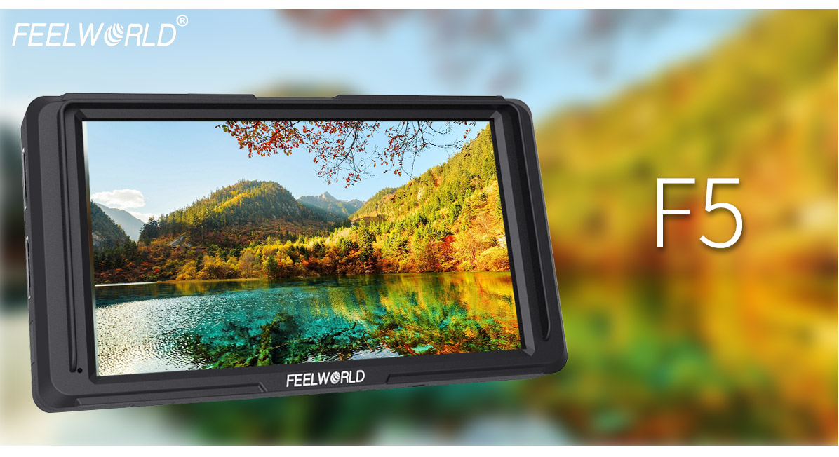 FeelWorld F5 5.0" Full HD HDMI On-Camera Monitor with 4K Support and Tilt Arm 14 videoassist monitor