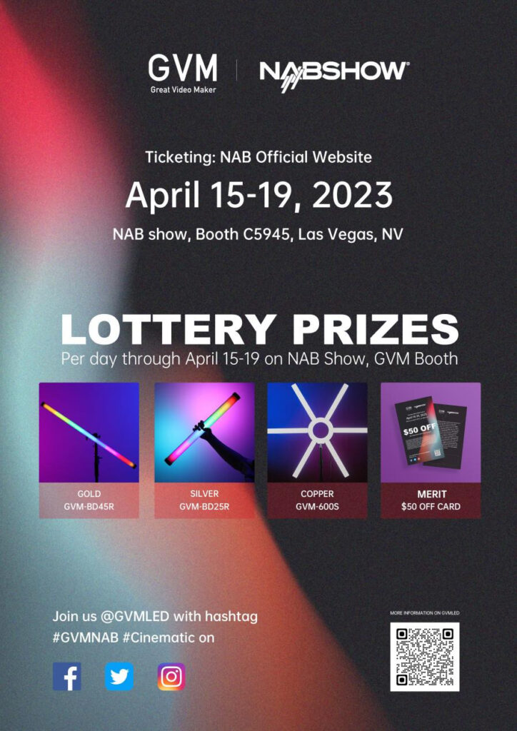 GVM exhibition notice | U.S. international broadcasting and TV Show the imminent opening of the NAB Show 1 图片1 1 1