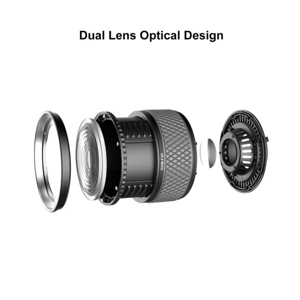 GVM F40 Fresnel Attachment for LED Light Spotlight - 图片 5