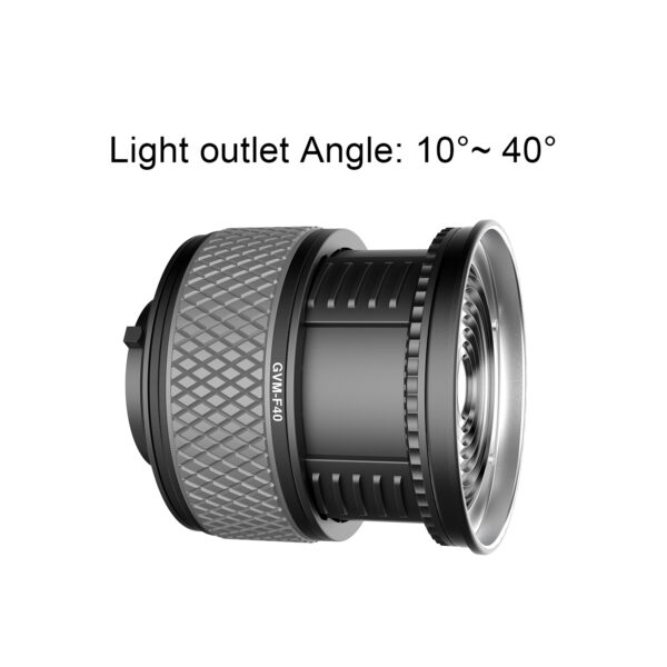 GVM F40 Fresnel Attachment for LED Light Spotlight - 图片 8