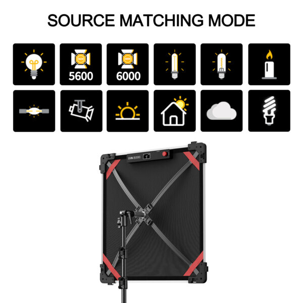GVM B200C 200W RGB&Bi-Color  Flexible LED Light - 图片 8