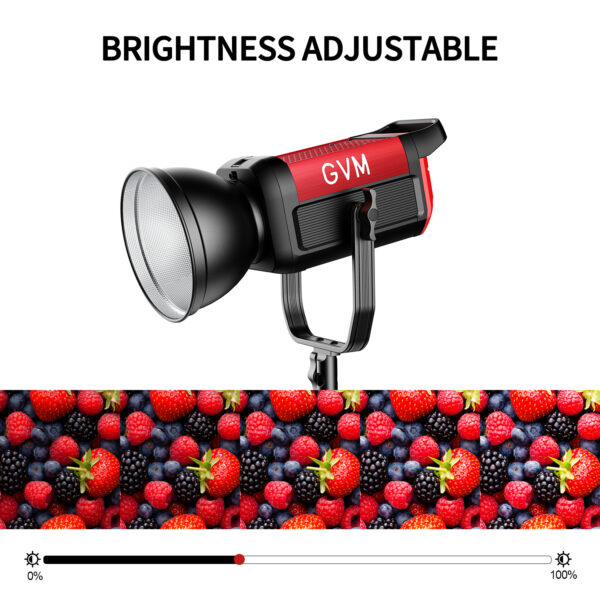 GVM PRO-SD200B 200W Bi-Color Monolight With Lantern Softbox - Image 12