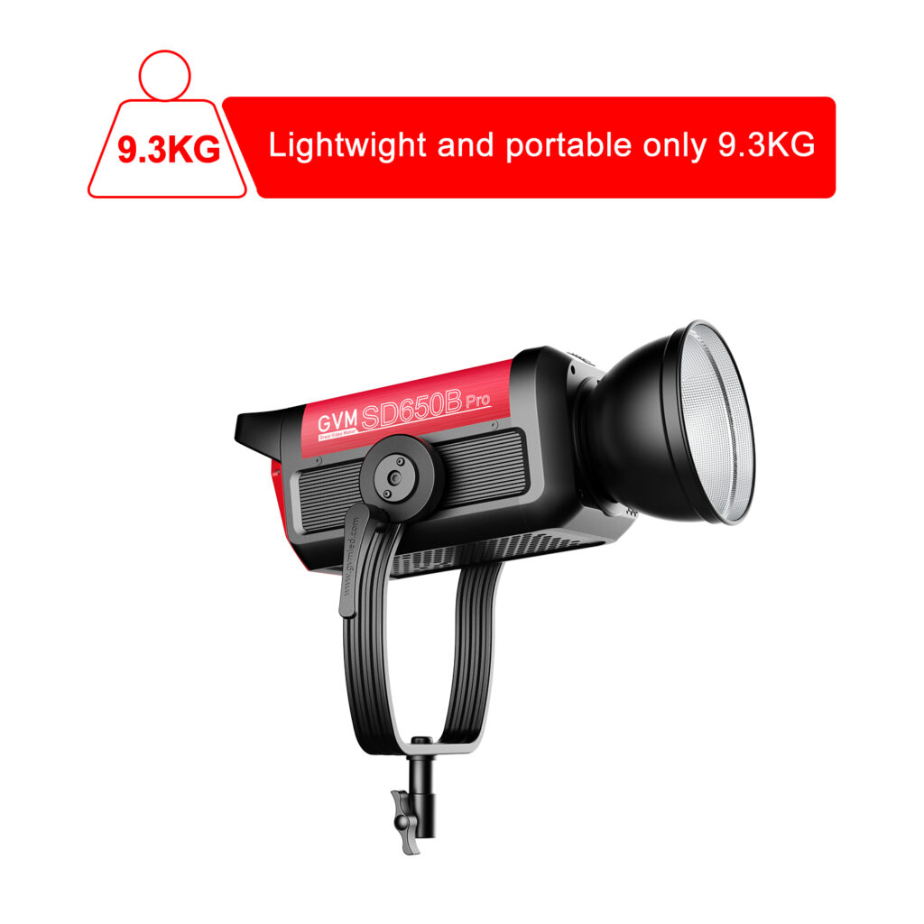 GVM PRO-SD650B 650W Bi-Color Monolight(V-mount && Mesh Bluetooth) 22 SD650B 3 2