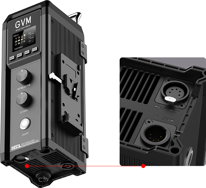GVM launches the latest Pro series two-color spotlight 2 图片1 1