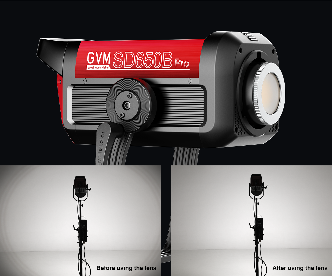 GVM launches the latest Pro series two-color spotlight 4 图片3 1