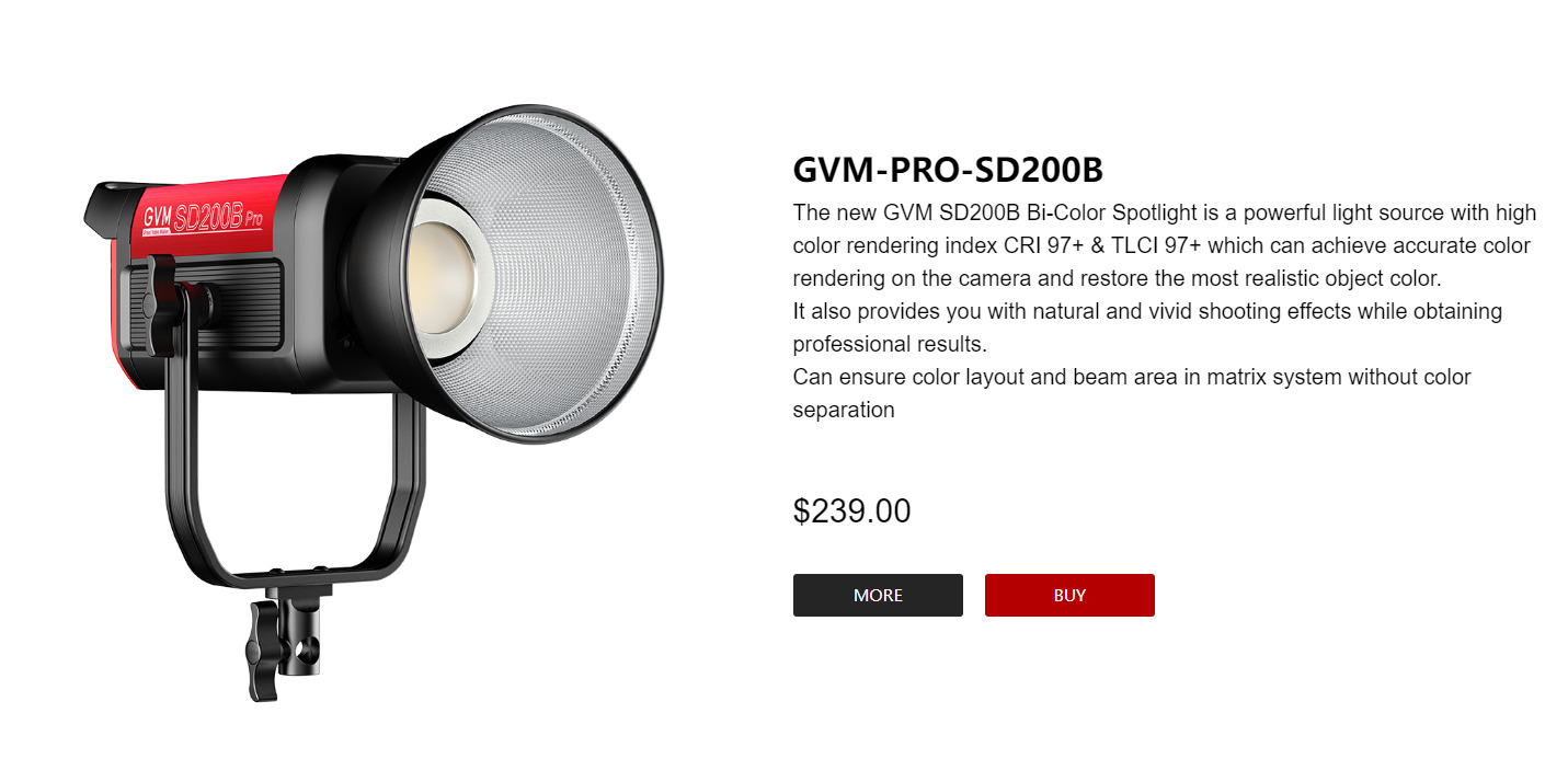 GVM Innovative Spotlights - Creating a new choice for professional photographic lighting 3 图片3 11