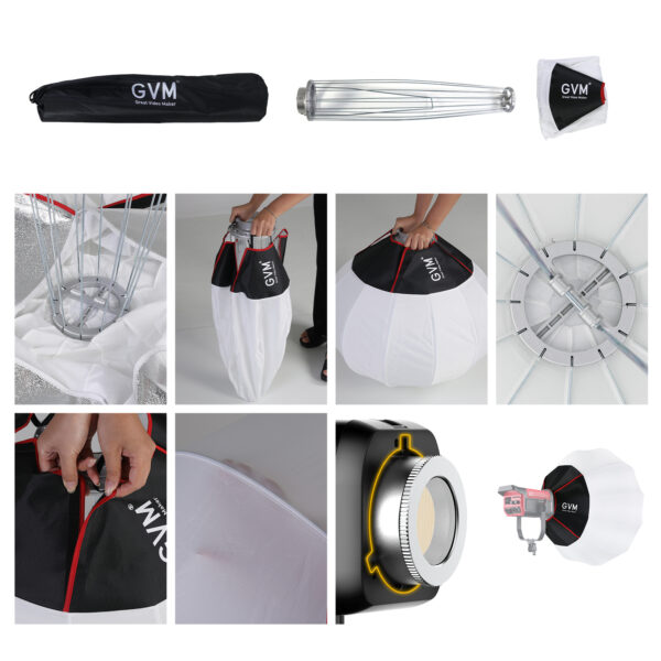 GVM DL65R Lantern Softbox (26'') - 图片 2
