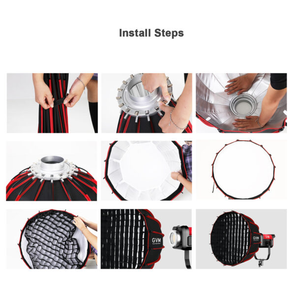 GVM Quick Release And Portable Softbox(23.62'') - 图片 4