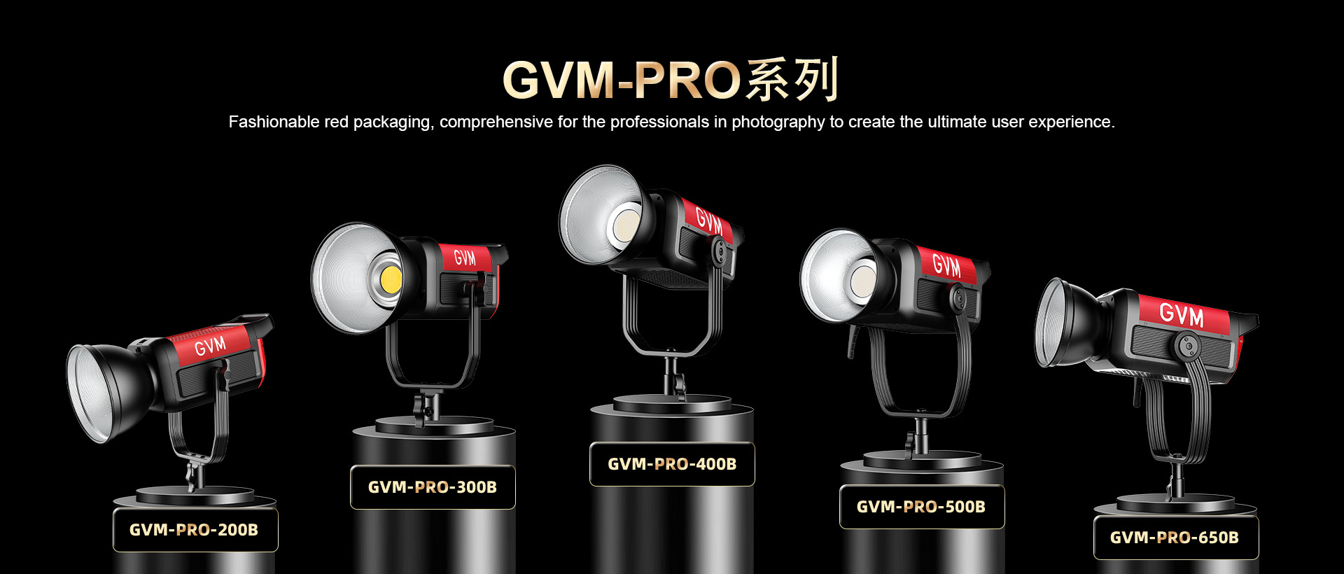 Explore the path of professional light - the upcoming appearance of GVM-PRO series spotlights 1 图片1