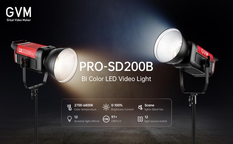 Create excellent light and shadow art - GVM-PRO series spotlights are coming soon 3 图片2 1 1