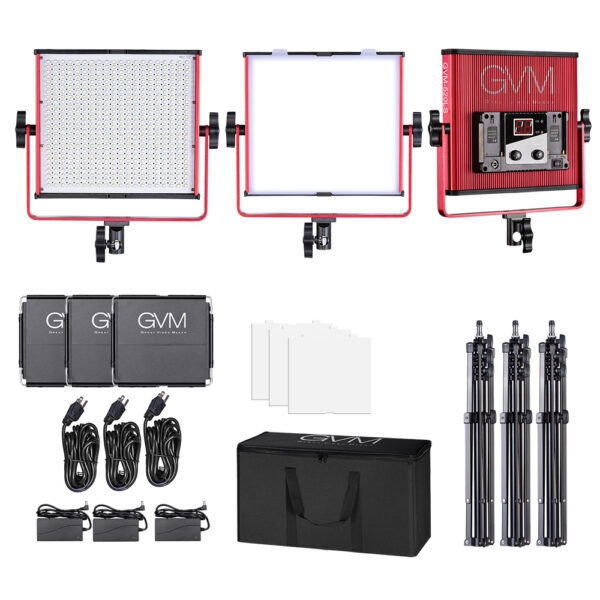 GVM-520LS-R LED Bicolor Display Version - Red Color Single Light -3-Light-kit - 图片 4