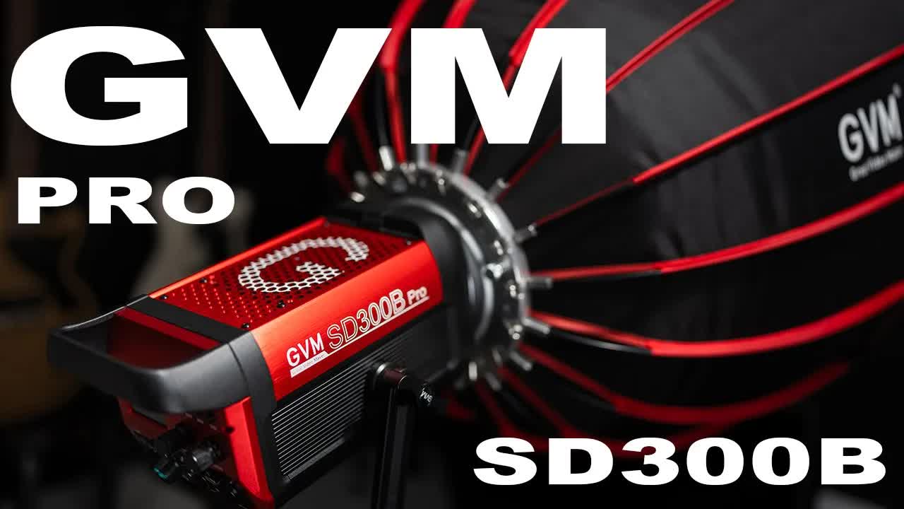 Affordable PRO Light Best Pro Light for Creators on a Budget. All New GVM PRO SD300B Bi Color LED